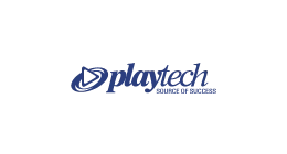 Logotyp för Playtech, spelutvecklare tillgänglig på Soft2Bet i Sverige